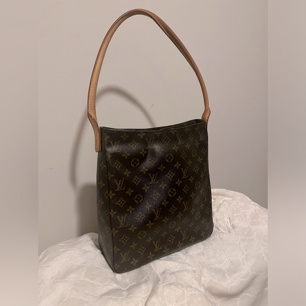 AUTHENTIC Musette Salsa Damier Ebene Looping LOUIS VUITTON great condition